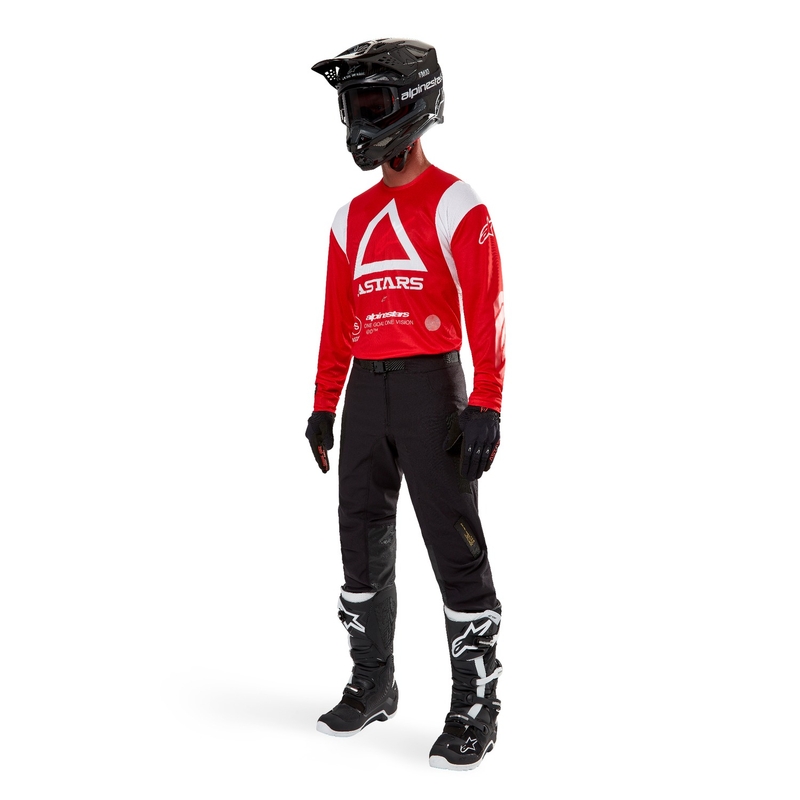 Črne motokros hlače Alpinestars Techdura
