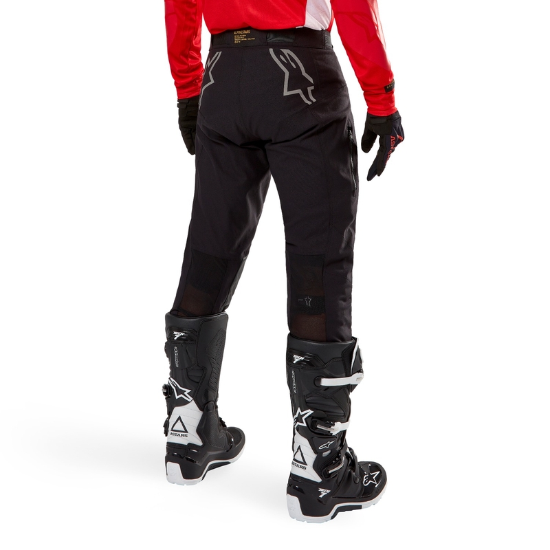 Črne motokros hlače Alpinestars Techdura