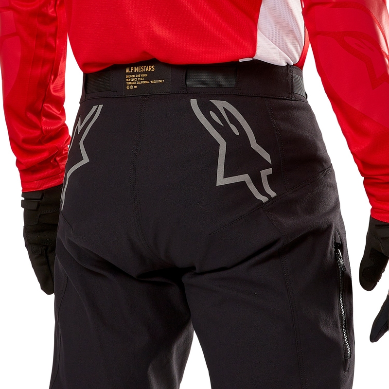 Črne motokros hlače Alpinestars Techdura