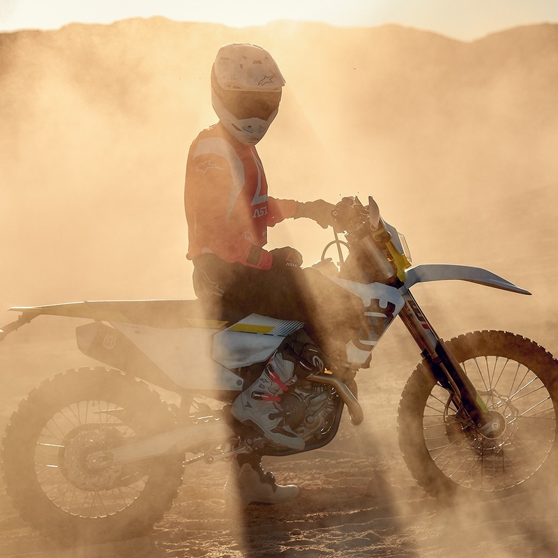 Črne motokros hlače Alpinestars Techdura