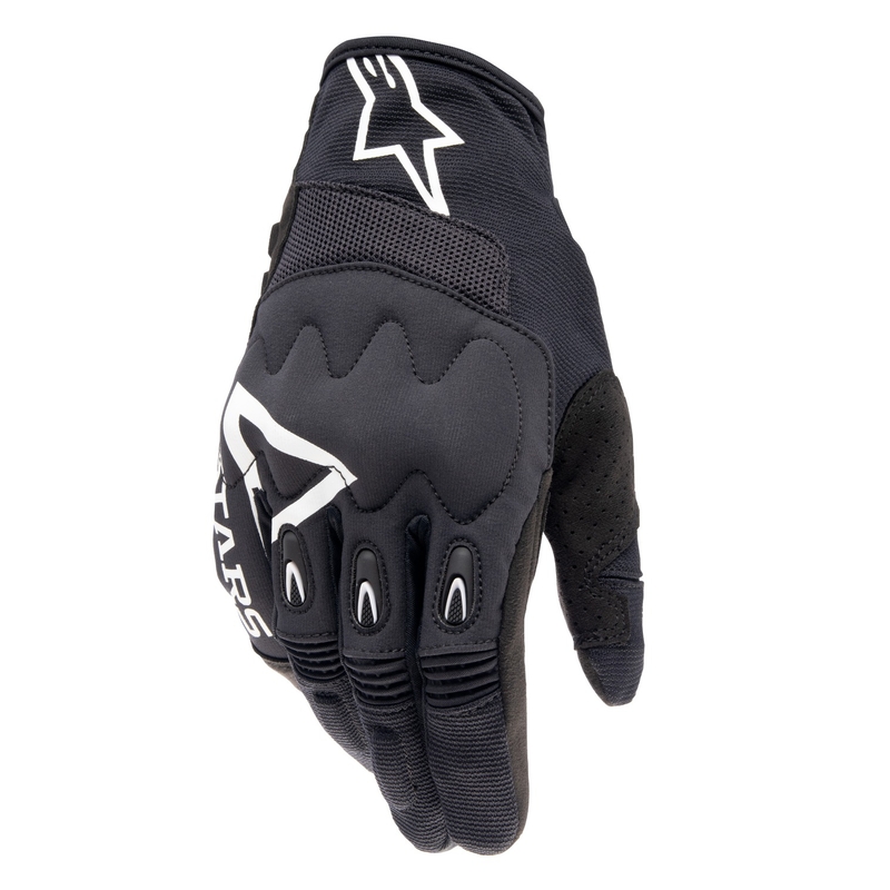Rokavice za motokros Alpinestars Techdura črno-bele