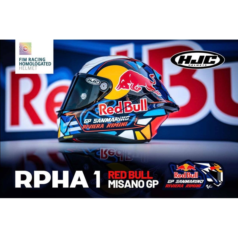 Integralna motoristična čelada HJC RPHA Redbull Misano GP MC21 multicolor