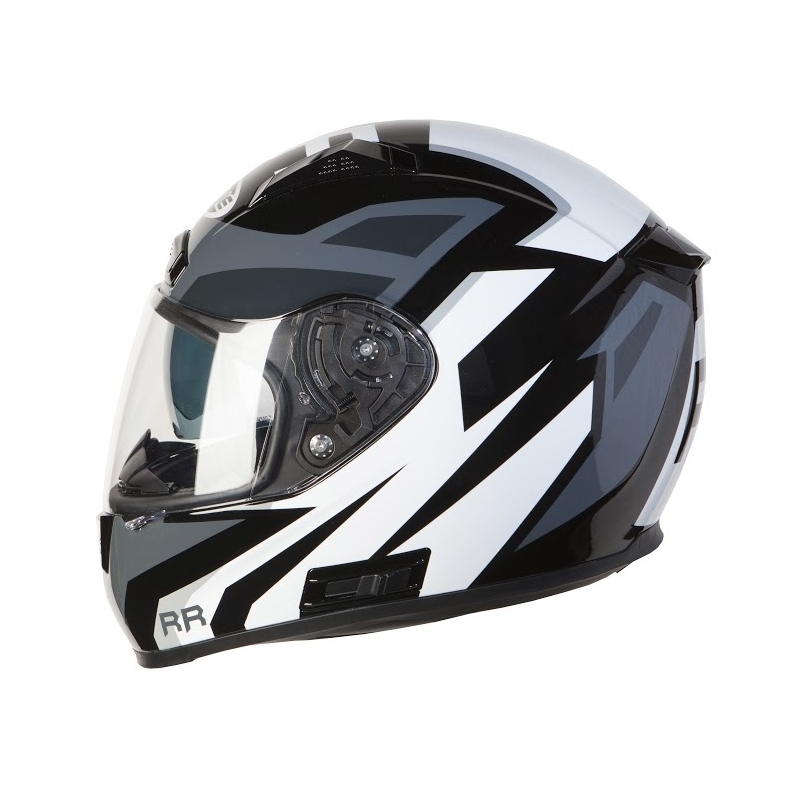 Integrirana čelada Ozone RC-01 Pinlock Ready black-grey-white razprodaja