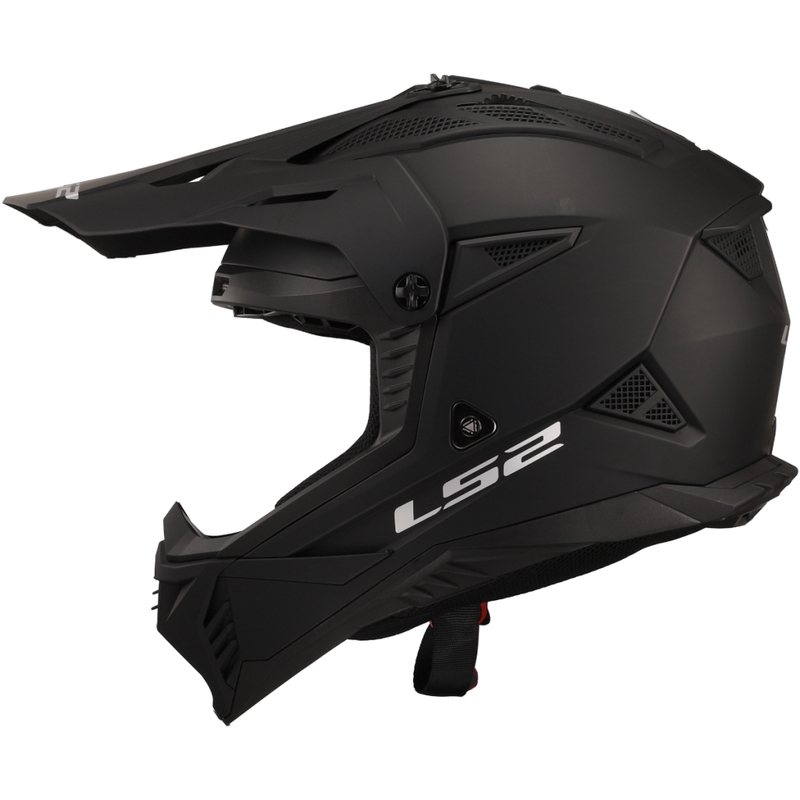 Motokros čelada LS2 MX708 Fast II Solid mat črna