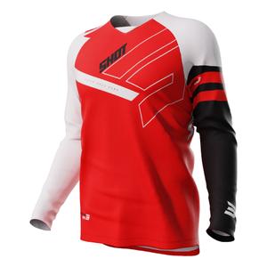 Otroški motokros dres Shot Rush rdeč razprodaja