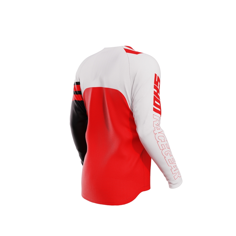 Otroški motokros dres Shot Rush rdeč razprodaja