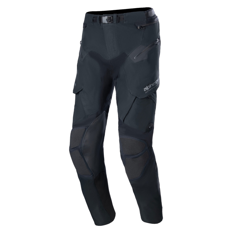 Črno-črne motoristične hlače Alpinestars Boulder Gore-Tex