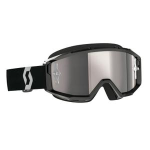Motokros očala SCOTT - USA Primal CH črno-bela (srebrni pleksi steklo)