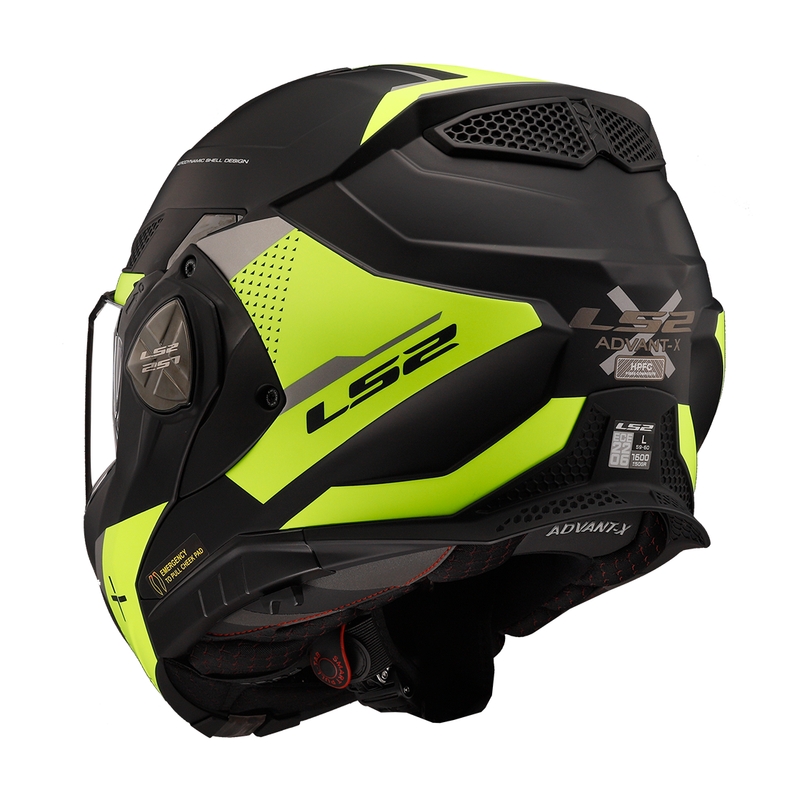 Motoristična čelada LS2 FF901 Advant X Oblivion črno-fluo rumena