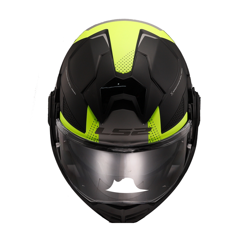 Motoristična čelada LS2 FF901 Advant X Oblivion črno-fluo rumena