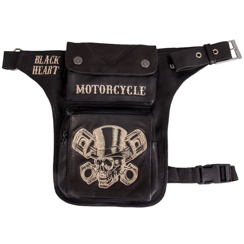 Črn žep na stegno BLACK HEART W-TEC Gentleman