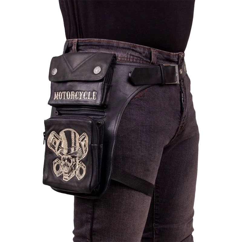 Črn žep na stegno BLACK HEART W-TEC Gentleman