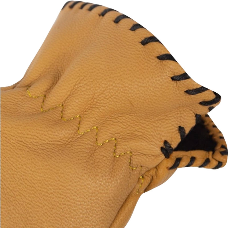 Chopper rokavice Black Heart Skull Gloves rjave