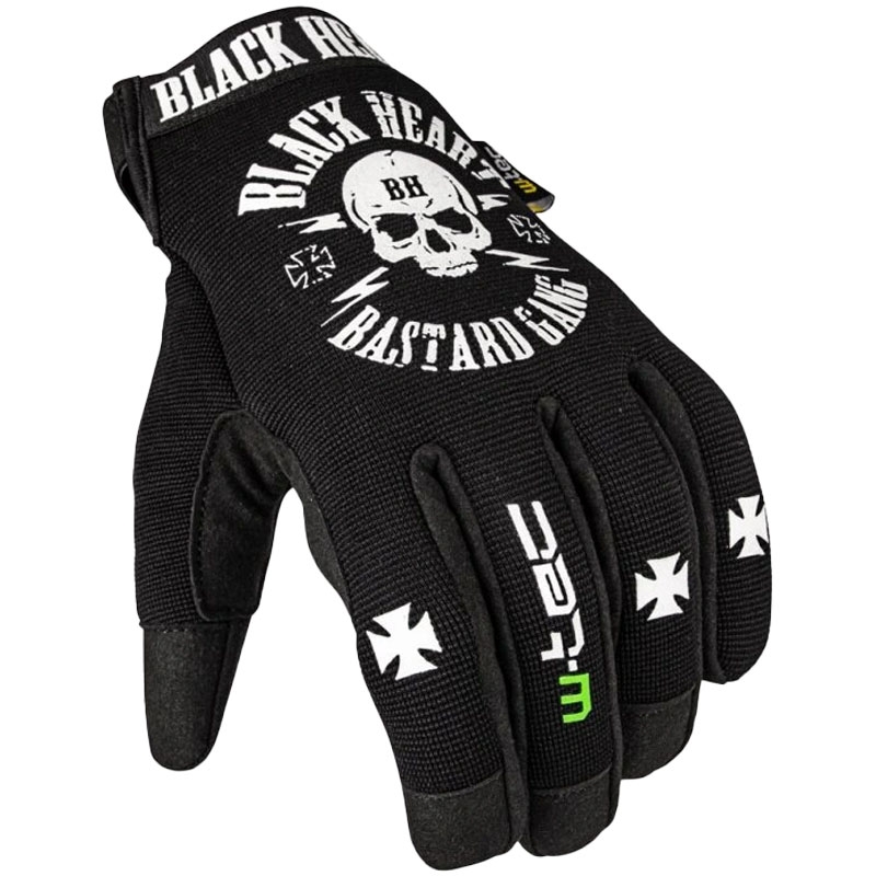 Black Heart W-TEC Radegester chopper rokavice črne