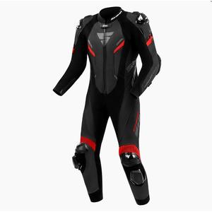 Usnjen motoristični kombinezon Shima Hyper-RS črno-rdeč
