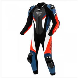 Usnjen motoristični kombinezon Shima Hyper-RS črno-rdeče-modro-bel