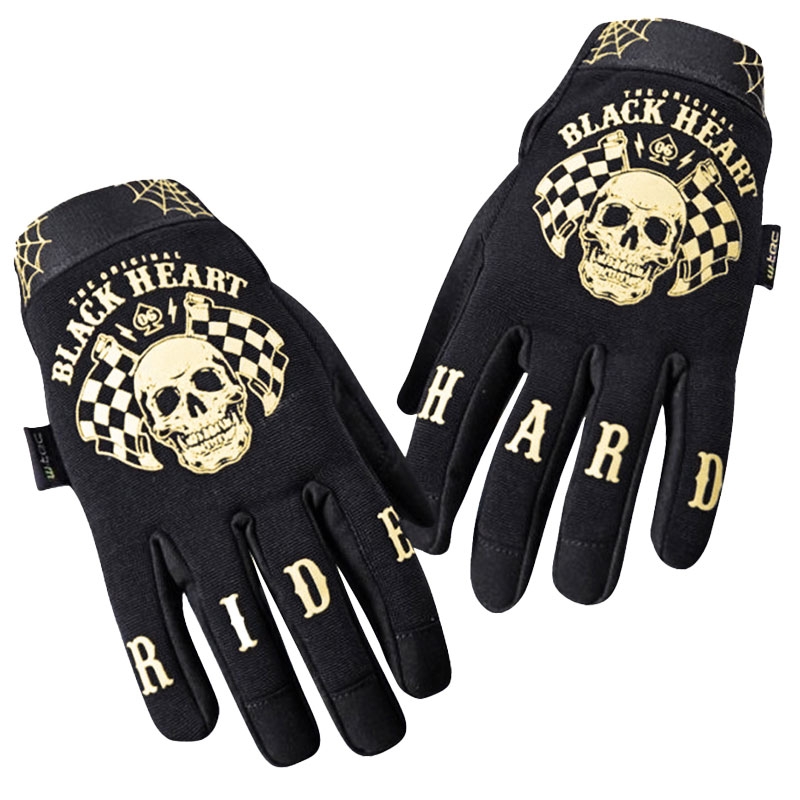 Black Heart W-TEC Starter chopper rokavice črne
