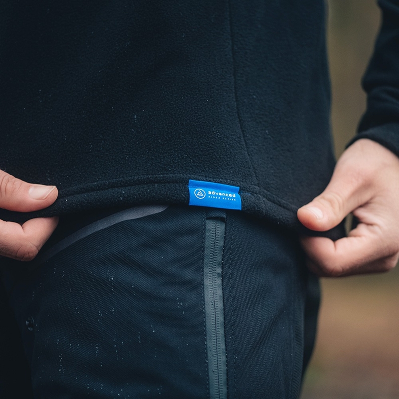 Termo podloga za črno jakno Oxford Advanced Micro Fleece 1/2 Neck