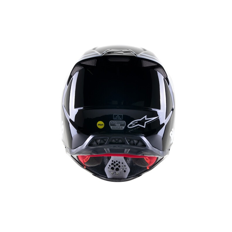 Alpinestars Supertech S-M8 Radium 2 motokros čelada črno-bela