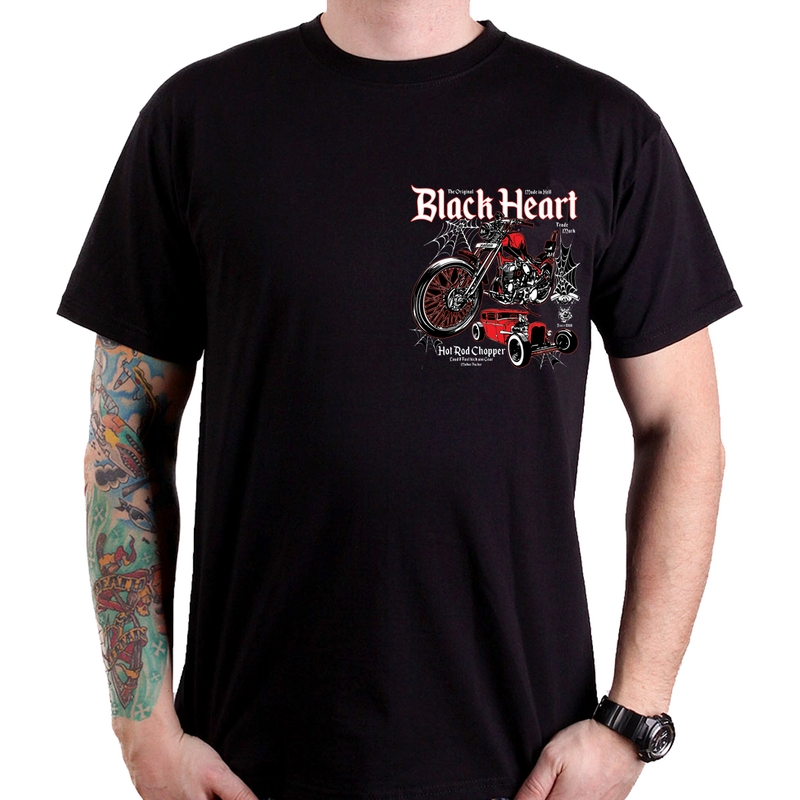 Moška majica Black Heart Hot Rod Chopper razprodaja
