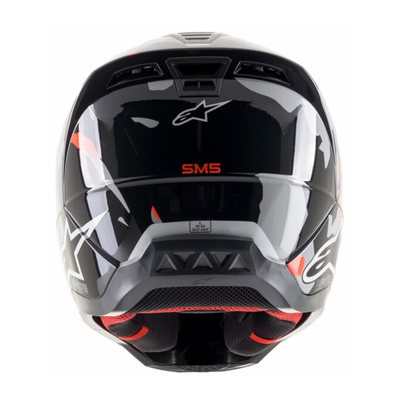 Motokros čelada Alpinestars S-M5 Rover antracit-fluo rdeča-kamuflažno siva