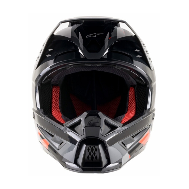Motokros čelada Alpinestars S-M5 Rover antracit-fluo rdeča-kamuflažno siva