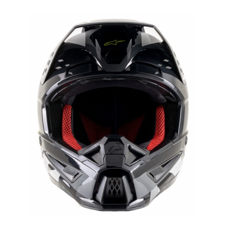Alpinestars S-M5 Rover motokros čelada antracitno-fluo rumena-kamuflažno siva