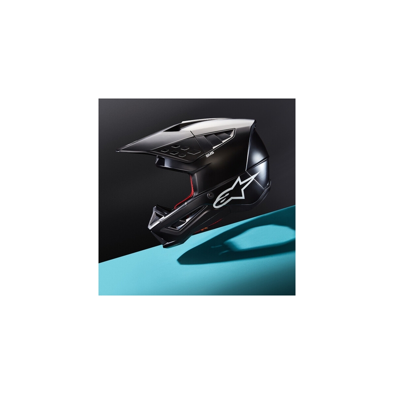 Motokros čelada Alpinestars S-M5 Solid black mat