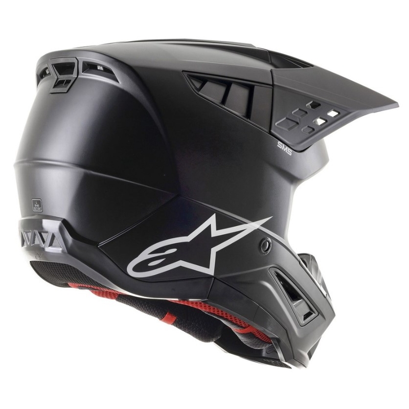 Motokros čelada Alpinestars S-M5 Solid black mat