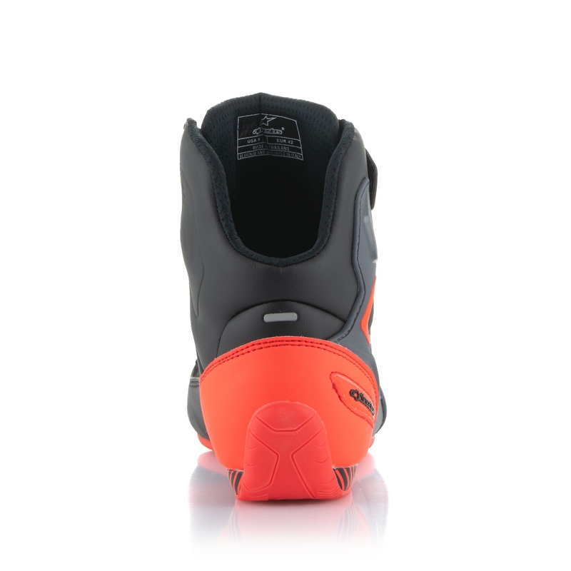 Motoristični škornji Alpinestars Faster-3 črno-sivo-fluo rdeči