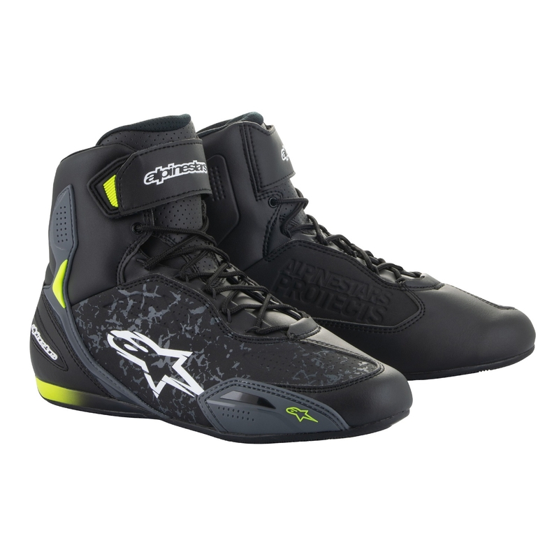 Motoristični škornji Alpinestars Faster-3 črno-fluo rumeni