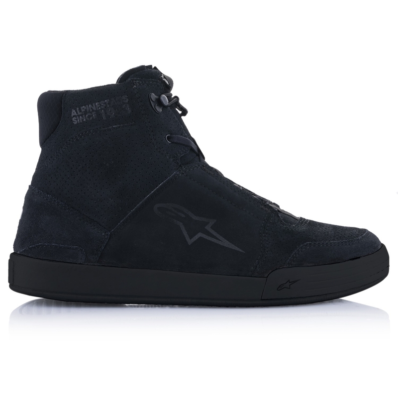 Črno-črni motoristični škornji Alpinestars Chrome