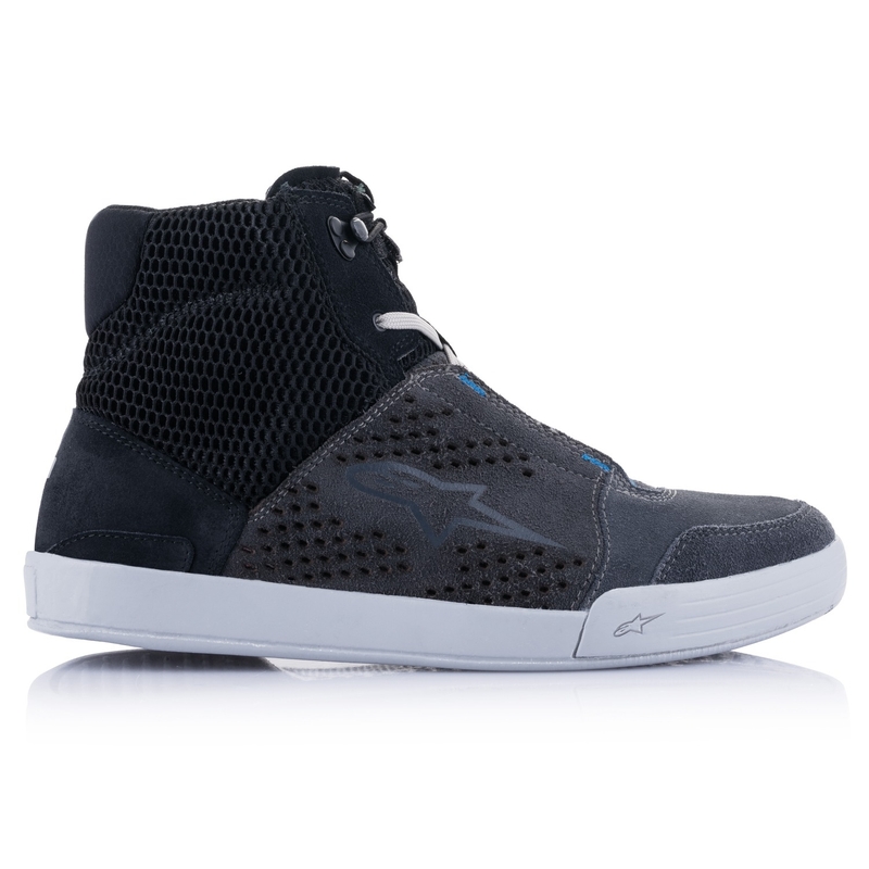 Motoristični škornji Alpinestars Chrome Air črno-sivo-modri