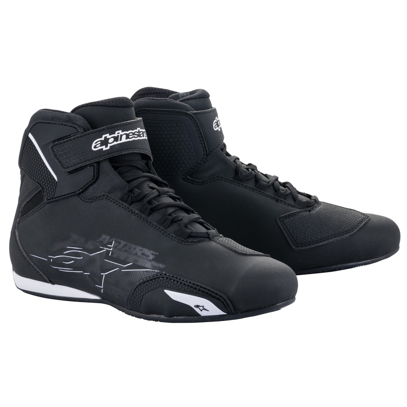 Motoristični škornji Alpinestars Sektor črno-beli