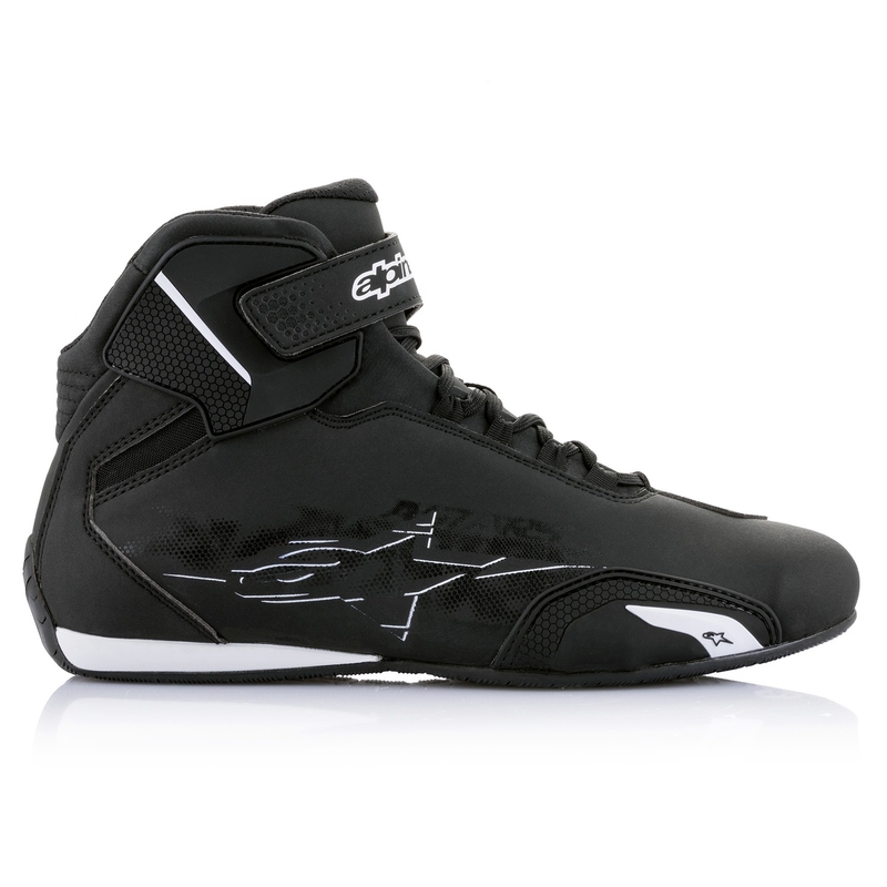 Motoristični škornji Alpinestars Sektor črno-beli