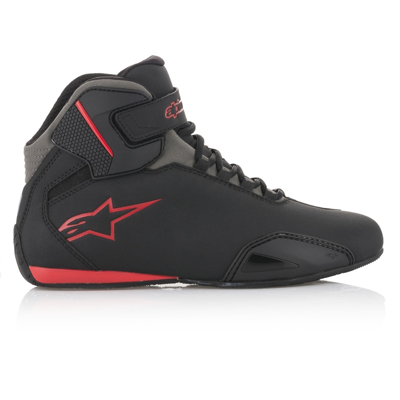 Motoristični škornji Alpinestars Sektor črno-rdeči