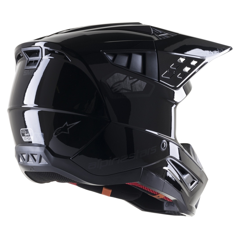 Alpinestars S-M5 Scout motokros čelada črno-srebrna