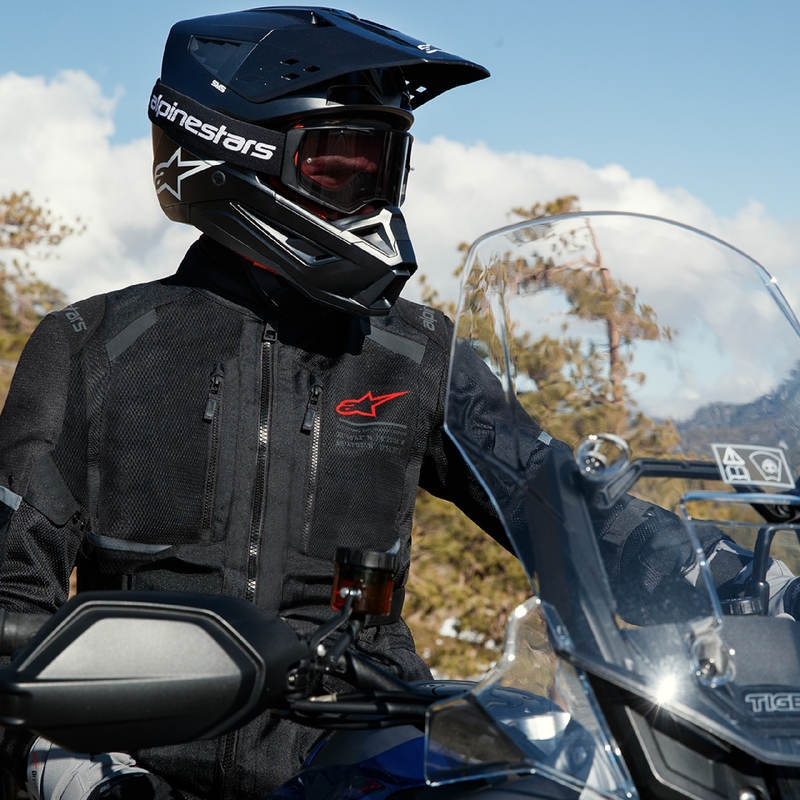 Moto jakna Alpinestars Andes Drystar 2 črna