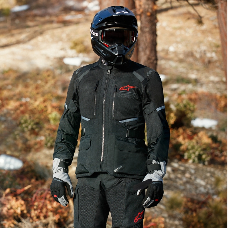 Moto jakna Alpinestars Andes Drystar 2 črna