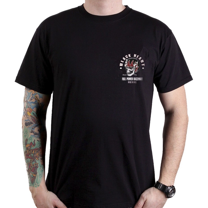 Moška majica Black Heart Full Power naprodaj razprodaja