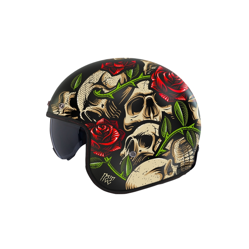 Odprta motoristična čelada MT Le Mans 2 SV Breakout B2 glossy