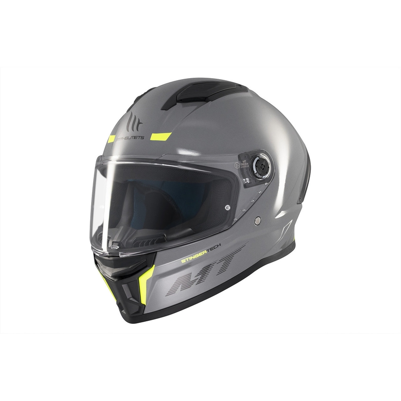 Integralna motoristična čelada MT Stinger 2 Solid glossy grey