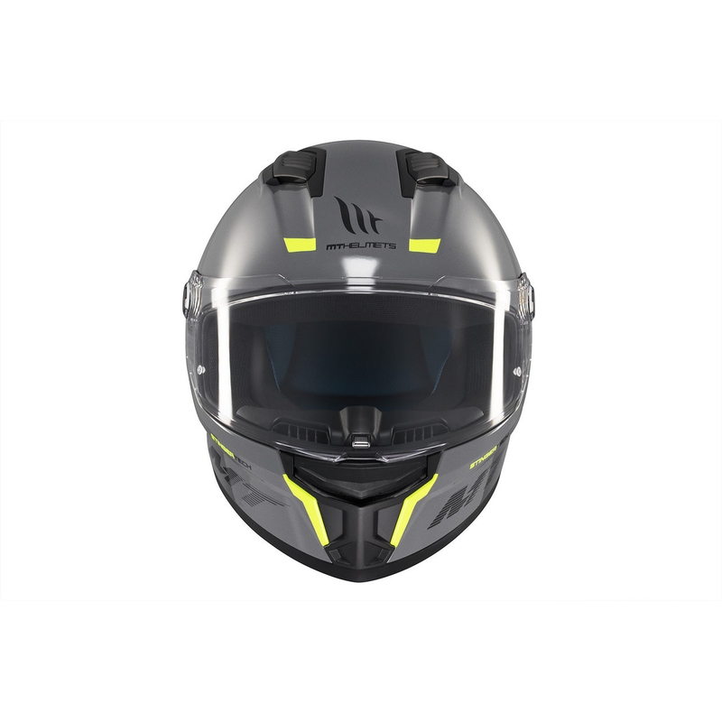 Integralna motoristična čelada MT Stinger 2 Solid glossy grey
