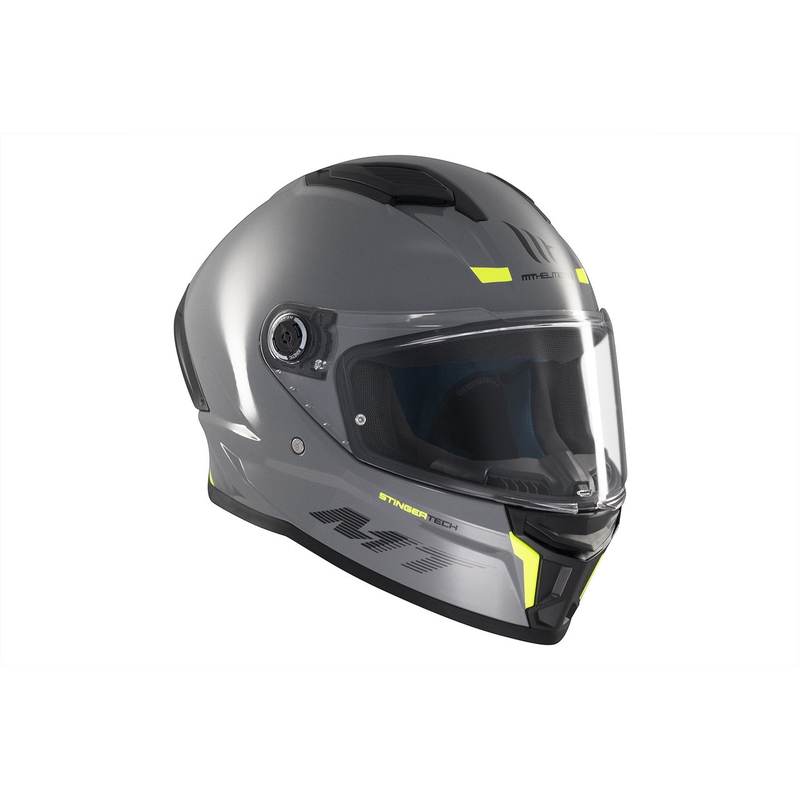 Integralna motoristična čelada MT Stinger 2 Solid glossy grey