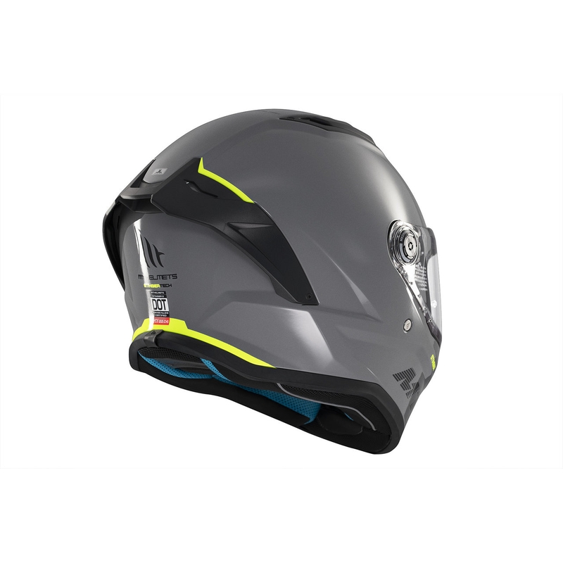 Integralna motoristična čelada MT Stinger 2 Solid glossy grey