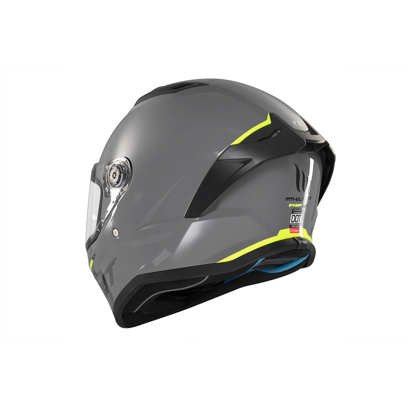 Integralna motoristična čelada MT Stinger 2 Solid glossy grey