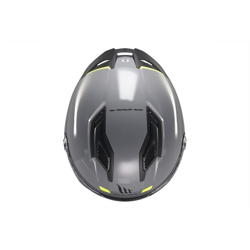 Integralna motoristična čelada MT Stinger 2 Solid glossy grey
