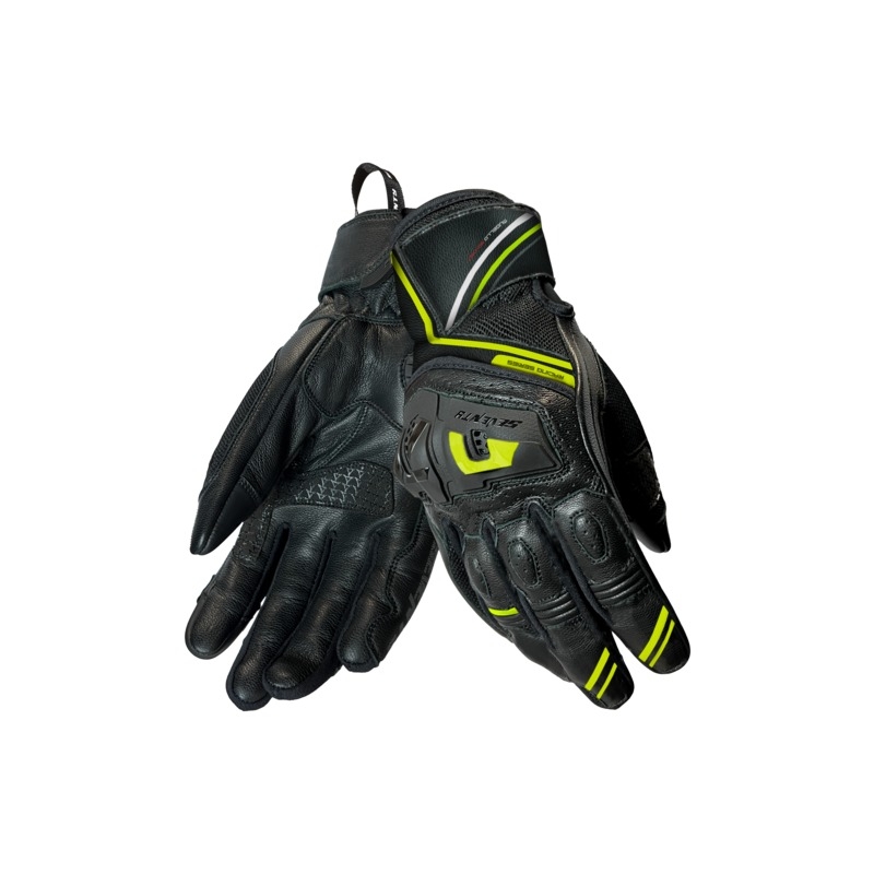 Motoristične rokavice Seventy Degrees SD-N30 Mugello črno-fluo rumene