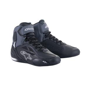 Motoristični škornji Alpinestars Faster-3 Drystar črno-temno sivi