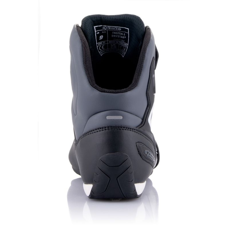 Motoristični škornji Alpinestars Faster-3 Drystar črno-temno sivi